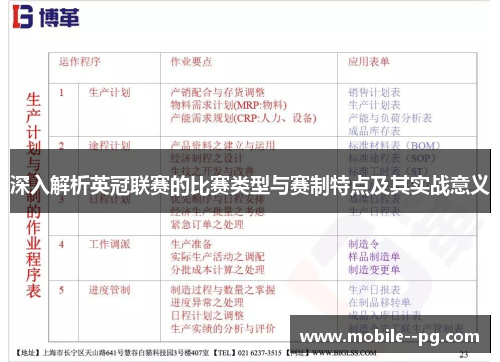 深入解析英冠联赛的比赛类型与赛制特点及其实战意义