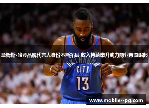 詹姆斯·哈登品牌代言人身份不断拓展 收入持续攀升助力商业帝国崛起